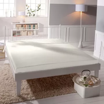 Jersey prostěradlo - lycra DeLuxe - bílé - BedStyle - 180 x 200 cm