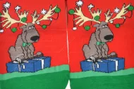 Dámské ponožky s vánočními motivy Aura.via SNP5376 - 5 párů, velikost 38-41