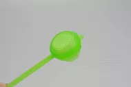 Plastové čajítko TVAR - Zelené (14,5x4,5cm)