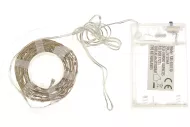 Samolepící LED pásek na baterie - 300cm - 90 diod - teplá bílá