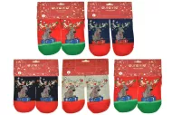 Dámské ponožky s vánočními motivy Aura.via SNP5376 - 5 párů, velikost 38-41
