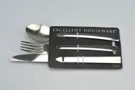 Sada nerezových příborů EH (22cm) - Vidlička, nůž, lžíce