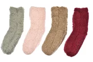 Dámské hřejivé ponožky s protiskluzovou podrážkou Virgina HA7703 - 1 pár, velikost 35-38