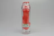 Plastová láhev s filtrem na kousky ovoce BANQUET 500ml - Červená (23x6cm)