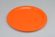 Mělký plastový talířek IRAK 150ml - Oranžový (21,5x1cm)