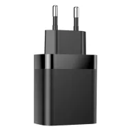 Nabíječka 3.0 CCJMHA-A01 - s displejem - 2x USB - 18 W - černá - Baseus