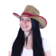 klobouk kovbojský letní pro dospělé