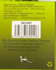Pánské kotníkové bambusové ponožky Bambus soX BB18607 - 3 páry, velikost 43-46