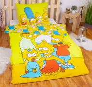 Povlečení Simpsons Family green 140/200, 70/90