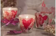 Vonná svíčka ve skle – květinové srdce 115g
