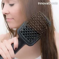 Elektrický kartáč na vlasy - zlatočerný - 1000W - InnovaGoods