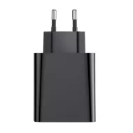 Nabíječka CCFS-E01 - USB PD 3.0 + USB QC 3.0 - 30 W - černá - Baseus