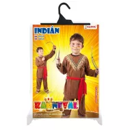 karnevalový kostým indián, dětský, vel. M