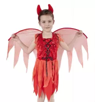 karnevalový kostým čertice dětská vel. M