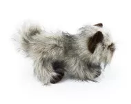 plyšový pes kernteriér sedící, 28 cm