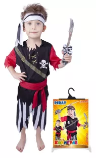 karnevalový kostým pirát s šátkem vel. S