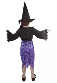 karnevalový kostým čarodějnice fialová vel. M