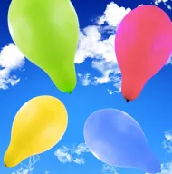 balónek nafukovací 30 cm 6 ks v sáčku