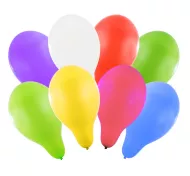 balónek nafukovací 27 cm 8 ks v sáčku