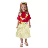 sukně Hawaii dětská 45 cm, přírodní