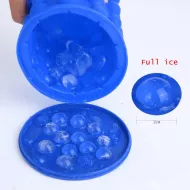 Silikonový výrobník kostek ledu a chladič nápojů - 10x10 cm