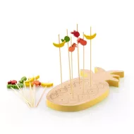 Bambusový set na jednohubky - Ananas - 16 částí - TakeTokio
