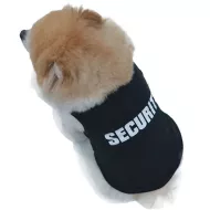 Bavlněné tričko pro pejska s nápisem SECURITY, velikost S