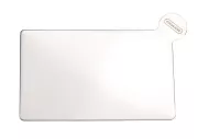 Kapesní mini zrcátko o velikosti platební karty 8,5x5,3 cm - stříbrné