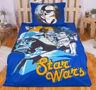 JERRY FABRICS Povlečení Star Wars blue Bavlna, 140/200, 70/90 cm