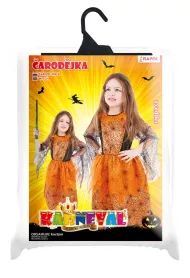karnevalový kostým oranžový, halloween vel. M