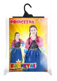 karnevalový kostým princezna zimní království - Anna, vel. S