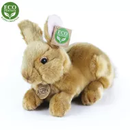 Plyšový ležící králík - hnědý - 23 cm - Rappa