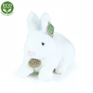 Plyšový ležící králík - bílý - 23 cm - Rappa
