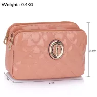 LS Fashion Módní kabelka LS00388 - růžová
