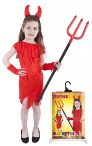 karnevalový kostým čertice červená, vel. M