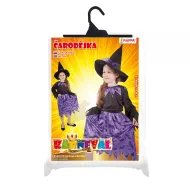 karnevalový kostým čarodějnice fialová vel. S