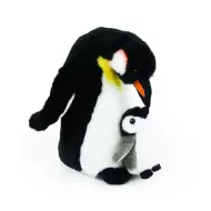 plyšový tučňák s mládětem, 22 cm