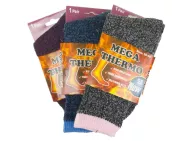Dámské MEGA termo ponožky W1940 - barevné - 1 pár, velikost 35-38