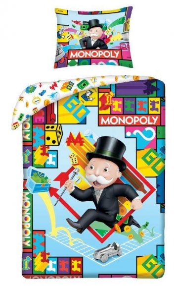 Bavlněné povlečení - Monopoly - 140 x 200 cm - Halantex