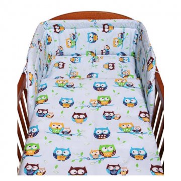 2-dílné ložní povlečení New Baby 100/135 cm modré se sovou 2-dílné ložní povlečení New Baby 100/135 cm modré se sovou