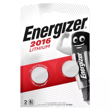 Lithiová knoflíková baterie - 2x CR2016 - Energizer