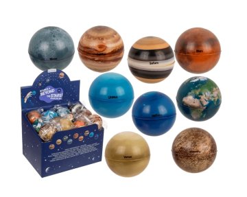 Skákací míček - planety - 6 cm - různé druhy