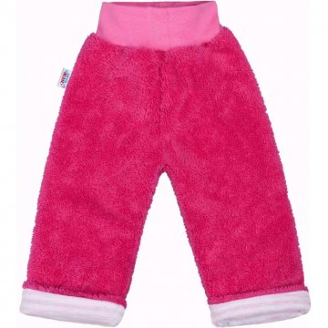 Zimní dětské tepláčky New Baby Ušáček tmavě růžové Zimní dětské tepláčky New Baby Ušáček tmavě růžové