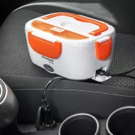Ohřívací krabička na jídlo do auta - 40 W - 12 V - bílooranžová - InnovaGoods