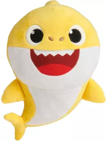 Zpívající plyšový žralok - žlutý