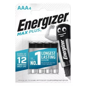Mikrotužkové baterie MAX Plus - 4x AAA - Energizer
