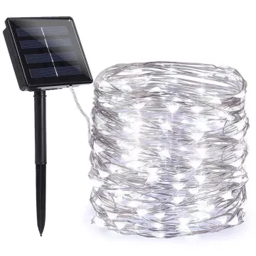 Solární LED řetěz - 100 LED