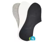 Dámské podkotníkové bavlněné ponožky Iooboo M-03 - 3 páry, velikost 38-41