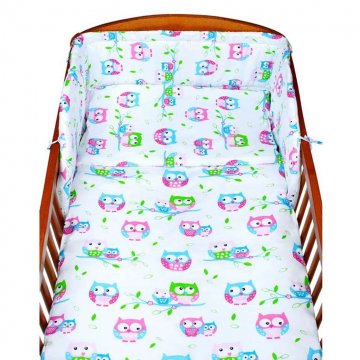 2-dílné ložní povlečení New Baby 100/135 cm bílé se sovou 2-dílné ložní povlečení New Baby 100/135 cm bílé se sovou