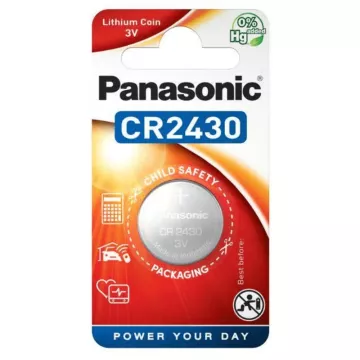 Lithiová knoflíková baterie - CR2430 - Panasonic